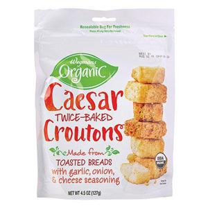 Wegmans Organic Caesar Twice-Baked Croutons