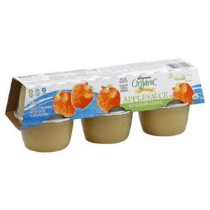 Wegmans Organic Applesauce, No Sugar Added