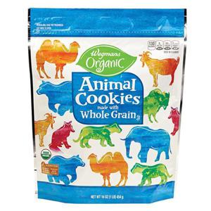 Wegmans Organic Animal Cookies made with Whole Grain