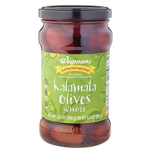 Wegmans Olives, Kalamata, Whole