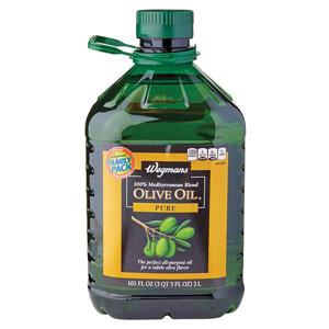 Wegmans Olive Oil, Pure, 100% Mediterranean Blend, FAMILY PACK