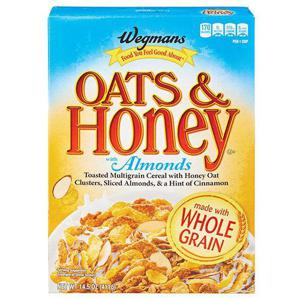 Wegmans Oats & Honey with Almonds Cereal