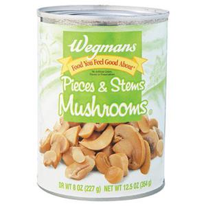 Wegmans Mushrooms, Pieces & Stems