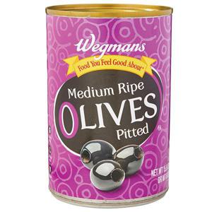 Wegmans Medium Ripe Pitted Black Olives