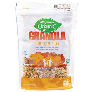 Wegmans Organic Granola, Pumpkin Flax