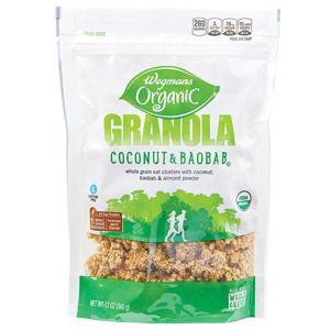 Wegmans Organic Granola, Coconut & Baobab