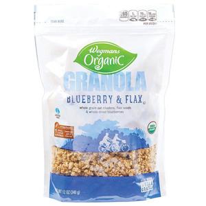 Wegmans Organic Granola, Blueberry & Flax