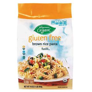 Wegmans Organic Gluten Free Brown Rice Fusilli Pasta