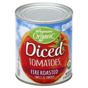 Wegmans Organic Fire Roasted Sweet & Smoky Diced Tomatoes