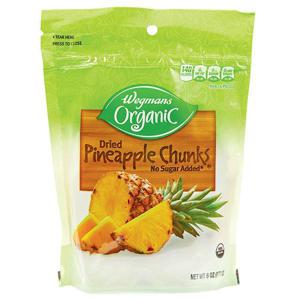 Wegmans Organic Dried Pineapple Chunks