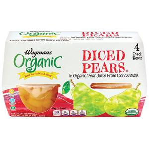 Wegmans Organic Diced Pears