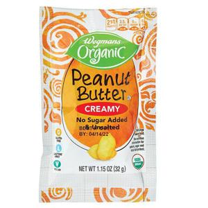 Wegmans Organic Creamy Peanut Butter Squeeze Pouch