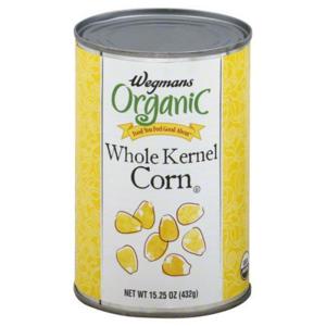 Wegmans Organic Corn, Whole Kernel