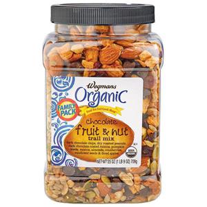 Wegmans Organic Chocolate Fruit & Nut Trail Mix, FAMILY PACK