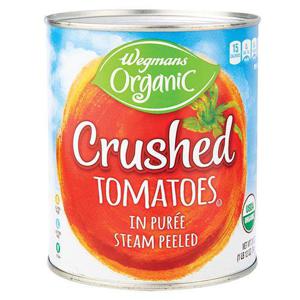 Wegmans Organic Steam Peeled Crushed Tomatoes in Puree