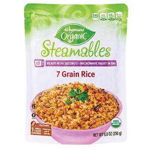 Wegmans Organic Steamables 7 Grain Rice