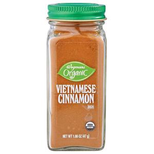 Wegmans Organic Spices, Ground, Vietnamese Cinnamon