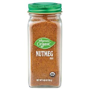 Wegmans Organic Spices, Ground, Nutmeg