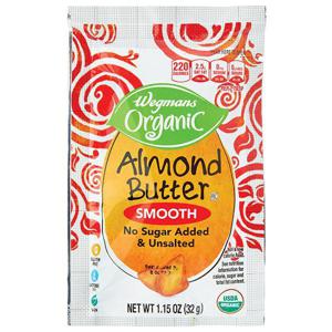 Wegmans Organic Smooth Almond Butter Squeeze Pouch