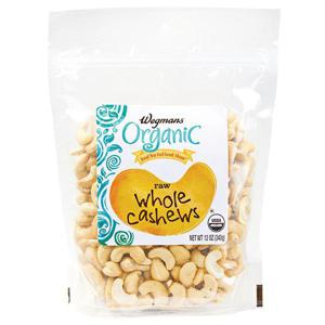 Wegmans Organic Raw Whole Cashews