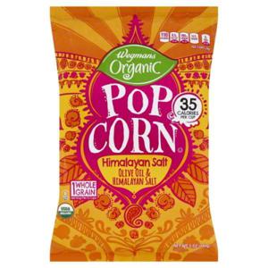 Wegmans Organic Popcorn, Himalayan Salt