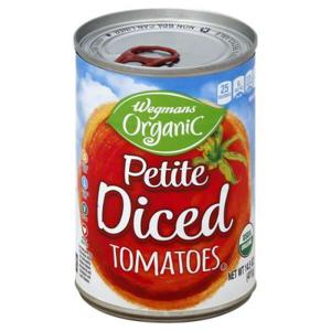 Wegmans Organic Petite Diced Tomatoes