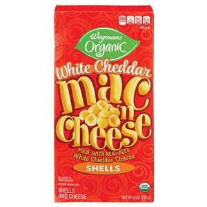 Wegmans Organic Mac 'n Cheese, White Cheddar, Shells