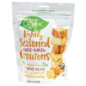 Wegmans Organic Lightly Seasoned Twice-Baked Croutons