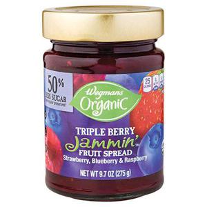 Wegmans Organic Jammin' Triple Berry Fruit Spread