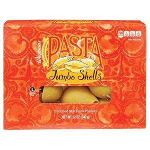 Wegmans Pasta, Shells, Jumbo