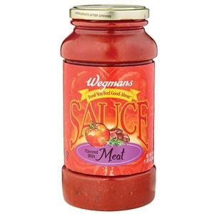 Wegmans Pasta Sauce Flavored with Meat