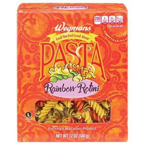 Wegmans Pasta, Rainbow Rotini