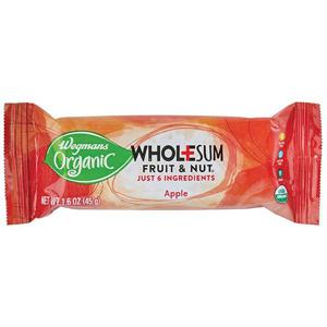 Wegmans Organic Wholesum Fruit & Nut Apple Bar