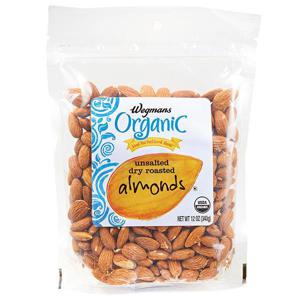 Wegmans Organic Unsalted Dry Roasted Almonds