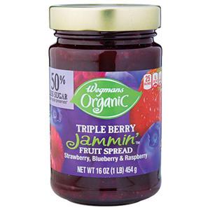 Wegmans Organic Triple Berry Jammin' Fruit Spread