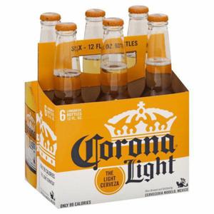 CORONA Light Beer  6/12 oz bottles