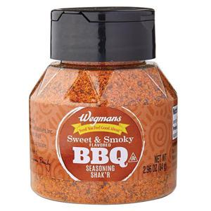 Wegmans Seasoning Shak'r, BBQ, Sweet and Smoky Flavored