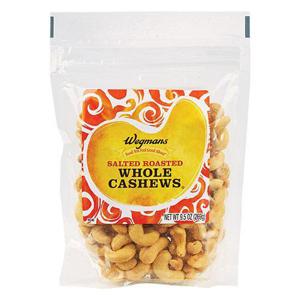 Wegmans Salted Roasted Whole Cashews