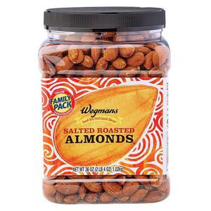 Wegmans Salted Roasted Almonds, FAMILY PACK