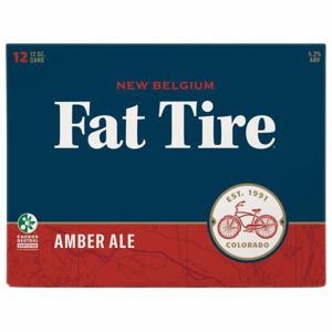 Fat Tire Beer, Amber Ale 12/12 oz cans