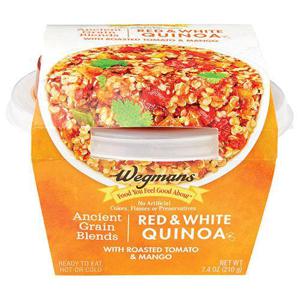 Wegmans Red & White Quinoa Ancient Grain Blends with Roasted Tomato & Mango