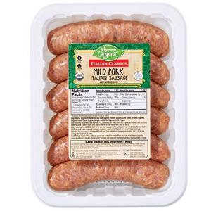 Wegmans Italian Classics Organic Mild Pork Italian Sausage