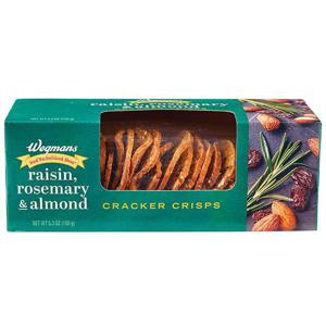 Wegmans Raisin, Rosemary & Almond Cracker Crisps