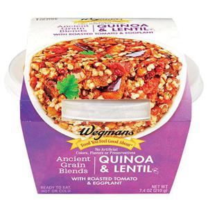 Wegmans Quinoa & Lentil Ancient Grain Blends with Roasted Tomato & Eggplant