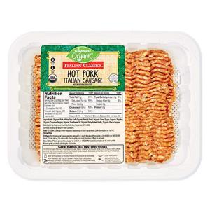 Wegmans Italian Classics Organic Hot Pork Italian Sausage