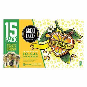 Great Lakes Brewing Co. Lo-Cal Citrus Wheat, Crushworthy, 15/12oz cans