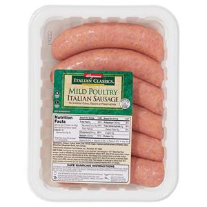 Wegmans Italian Classics Mild Poultry Italian Sausage