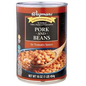 Wegmans Pork and Beans in Tomato Sauce