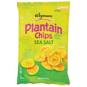 Wegmans Plantain Chips, Sea Salt