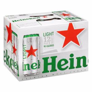 Heineken Premium Light Beer Fridgepack  12/12 oz cans